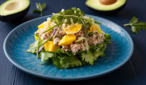 Avocado Egg Tuna Salad Recipe