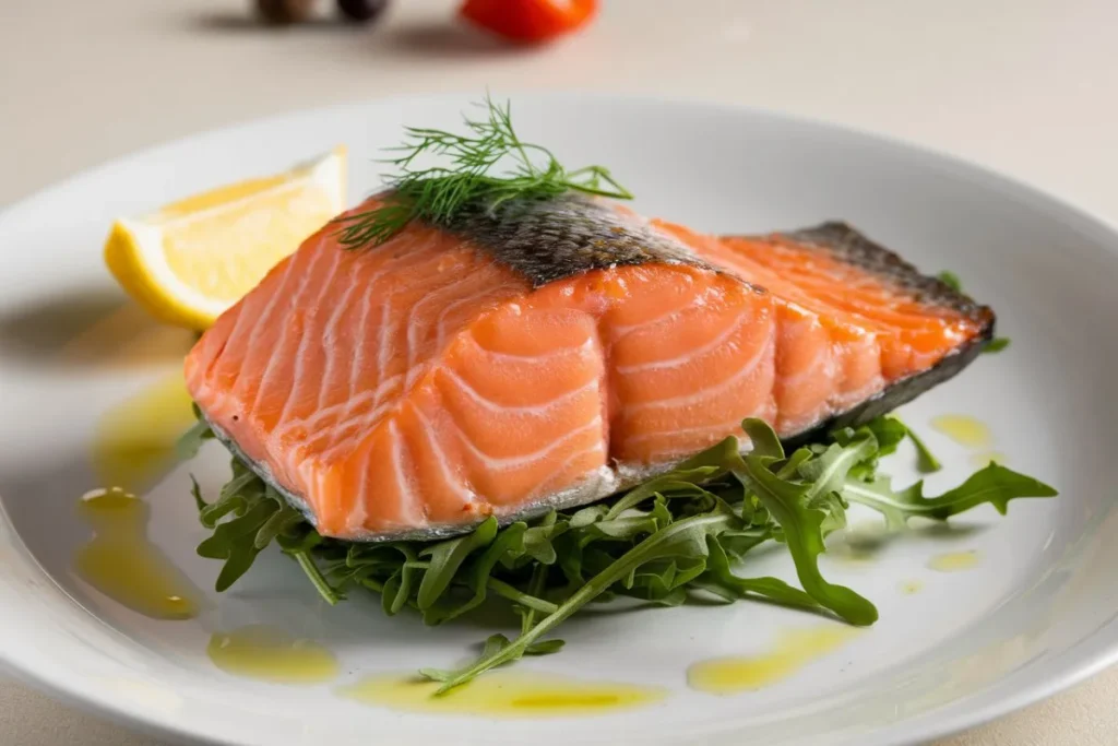 How to cook salmon without white stuff?