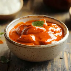 What is buffalo chicken sauce made of? 4 A bowl of homemade buffalo chicken sauce with cayenne pepper, butter, and garlic powder arranged around it