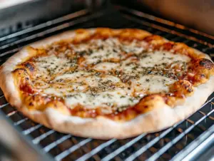What is the ideal temperature for a pizza oven? 4 "Image showing the ideal pizza oven temperature for wood-fired and home ovens."