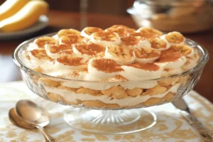 How do you stiffen banana pudding