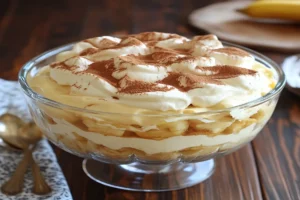 How do you stiffen banana pudding