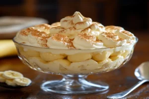 How do you stiffen banana pudding