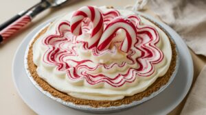 Candy Cane Cream Pie