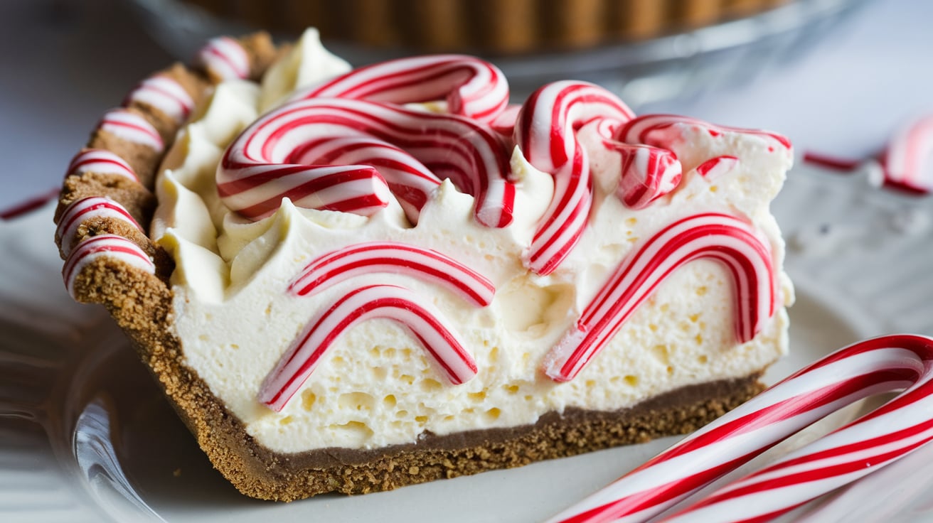 Candy Cane Cream Pie