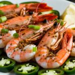 Fiery Cajun Shrimp Jalapeños stuffed with shrimp, cream cheese, and Cajun seasoning, baked to perfection. A spicy, flavorful appetizer.