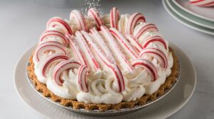 Candy Cane Cream Pie