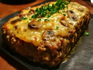 Mushroom Swiss Cheese Meatloaf 5 maazouzpro Mushroom Swiss Cheese Meatloaf Amateur photo from 6b1d7281 9204 4462 9499 3d8028a771d0 0 11zon