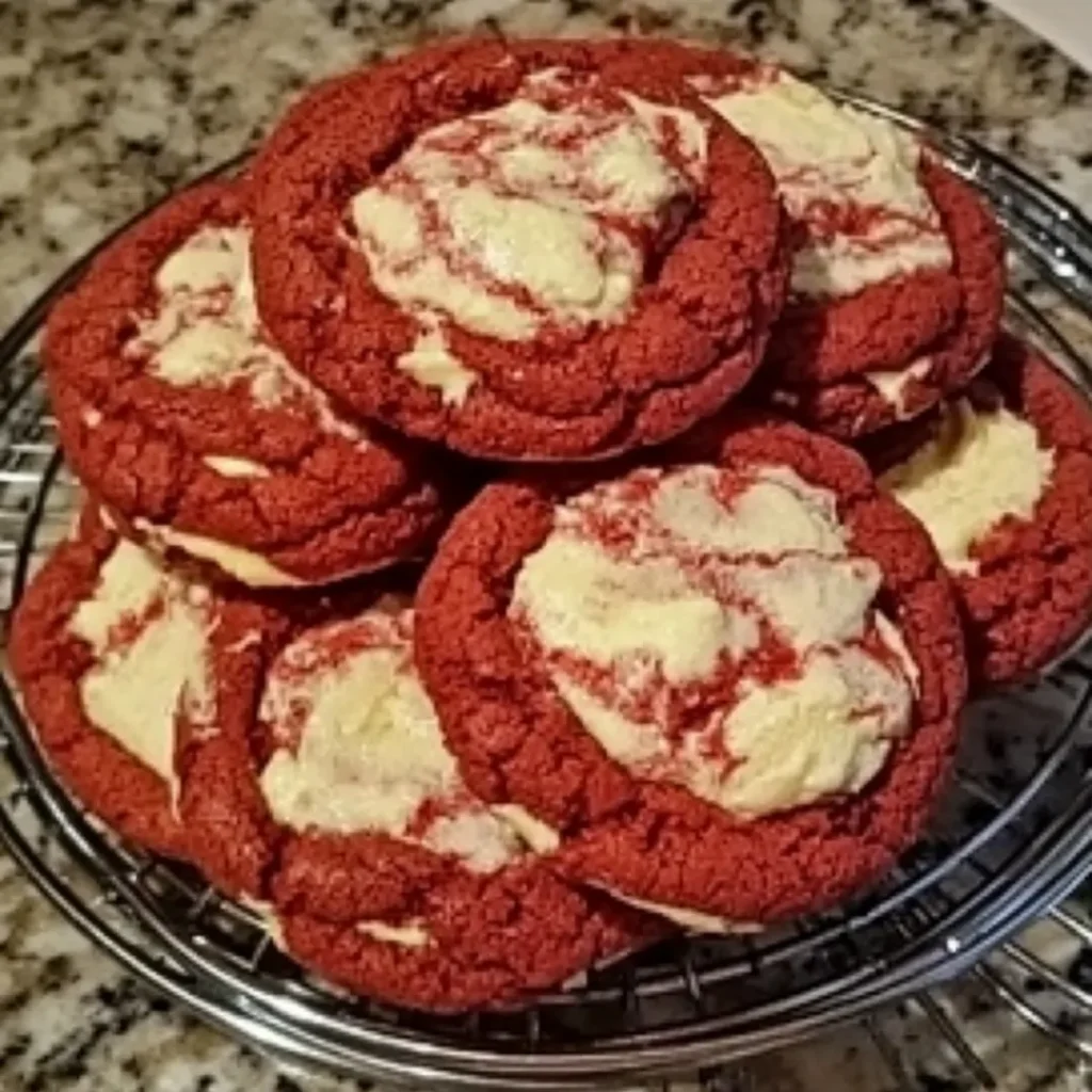 Delicious Red Velvet Cream Cheese Cake topped with smooth cream cheese frosting. Perfect dessert for celebrations and special occasions.