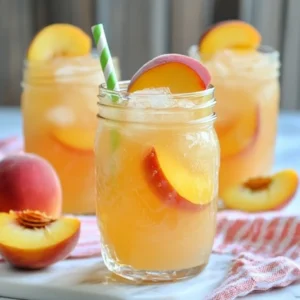 Peach Lemonade – Refreshing Homemade Summer Drink Recipe