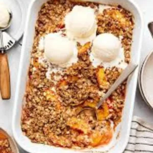 This easy Peach Crisp recipe features sweet, juicy peaches under a buttery oat topping. Simple, comforting, and perfect with ice cream!
