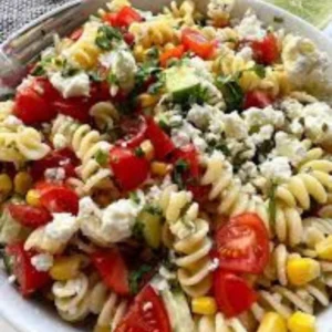 Summer Pasta Salad with Corn – Fresh, Zesty & Easy