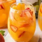 White Peach Sangria | A Gorgeous, Light, & Refreshing Summer Cocktail! 7 iymarecipes White Peach Sangria | Refreshing Summer Cocktail Recipe