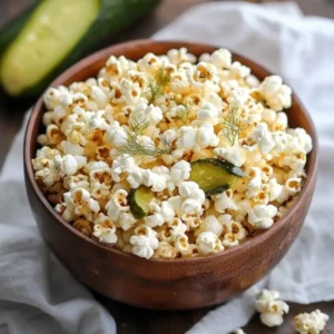 Pickle Popcorn Recipe – Tangy, Crunchy, and Easy Snack