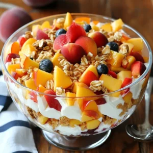 Peach Cobbler Cheesecake Fruit Salad Recipe 5 Peach Cobbler Cheesecake Fruit Salad – Easy No-Bake Dessert