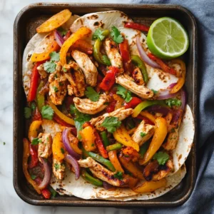 Easy Sheet Pan Chicken Fajitas 5 Easy Sheet Pan Chicken Fajitas – Quick One-Pan Dinner