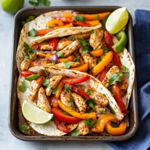Easy Sheet Pan Chicken Fajitas 6 Easy Sheet Pan Chicken Fajitas – Quick One-Pan Dinner