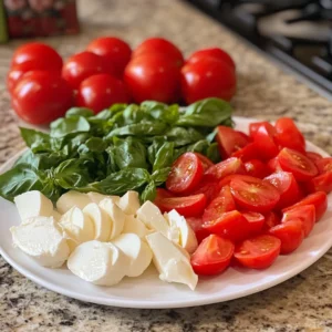EASY Caprese Salad (10 minutes prep!) 5 Easy Caprese Salad – Fresh, 5-Ingredient Summer Classic (Ready in 10 Minutes!)