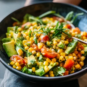 Summer Corn Salad with Avocado