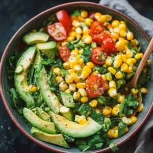 Summer Corn Salad with Avocado