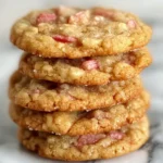 Brown Sugar Rhubarb Cookies