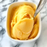 Best Peach Sorbet Without Ice Cream Maker | Easy & Refreshing