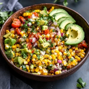 Summer Corn Salad with Avocado | Fresh & Easy Recipe