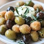Fried Olives with Garlic Aioli – Crispy, Briny Appetizer Recipe