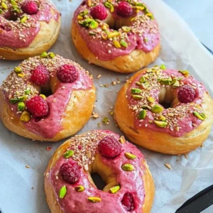 Raspberry Pistachio Sourdough Bagels – Tart, Nutty & Naturally Leavened