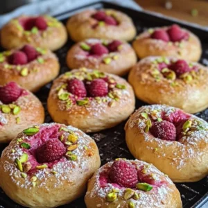 Raspberry Pistachio Sourdough Bagels – Tart, Nutty & Naturally Leavened