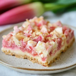 Rhubarb Dream Bars – Easy Tangy-Sweet Dessert Recipe for Spring & Summer