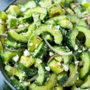 Cucumber Feta Salad 6 Cucumber Feta Salad – Refreshing, Easy Mediterranean Side Dish