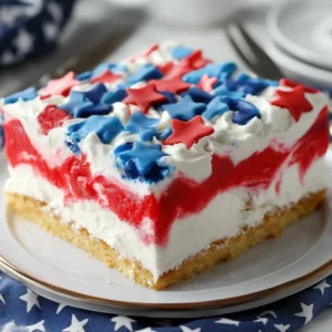 Patriotic Poke Cake Recipe – Easy Red, White & Blue Dessert for Summer