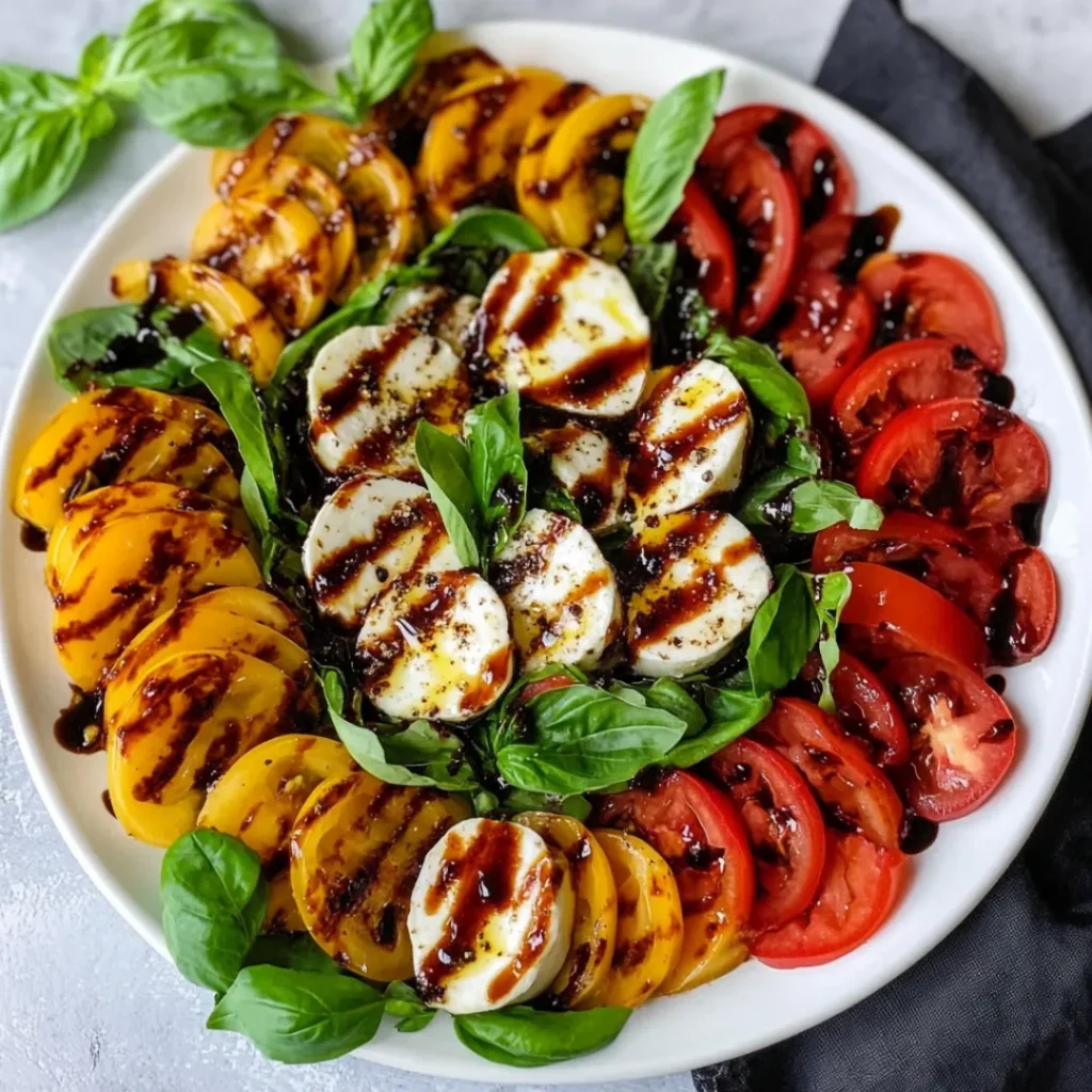 Caprese Salad with Balsamic Reduction 5 iymarecipes Caprese Salad with Balsamic Reduction | Fresh, Simple & Elegant
