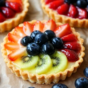 Delicious Winter Fruit Tart for One