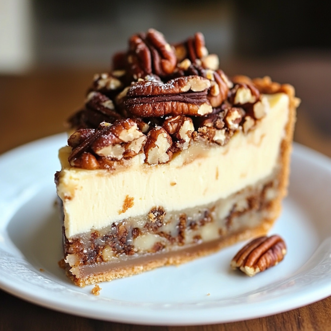 Kentucky Derby Pecan Pie Cheesecake – Southern Charm in Every Slice