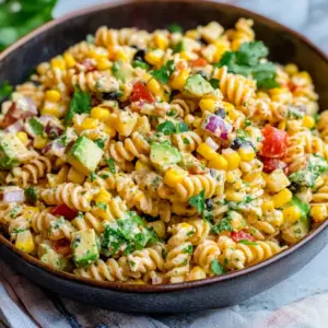 Easy Mexican Street Corn Pasta Salad – Creamy & Flavor-Packed