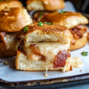 Kentucky Hot Brown Sliders – Easy, Cheesy Party Appetizer