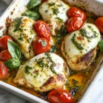 Easy Baked Caprese Chicken – Healthy, Cheesy & Delicious