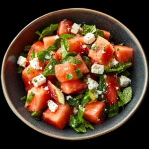 Watermelon Feta Salad with Mint – The Perfect Summer Salad