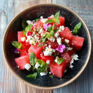Easy Watermelon Feta Salad Recipe | Refreshing Summer Side Dish