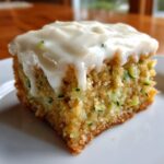 Amish Recipe for Zucchini Bars with Cream Cheese Frosting