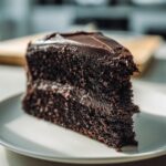 Black Velvet Halloween Cake