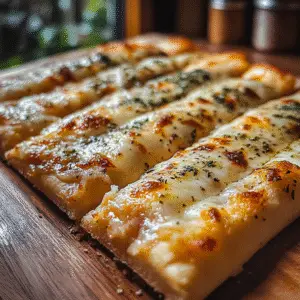 Keto Pizza Breadsticks