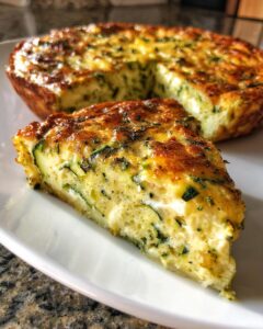 Flavorful Basil Crustless Zucchini Quiche