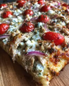 Tzatziki Chicken Pizza