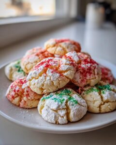 Christmas Gooey Butter Cookies