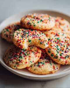 Christmas Sprinkle Cookies Recipe