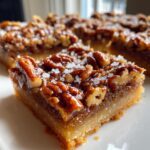 Salted Maple Pecan Pie Bars