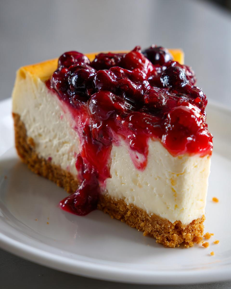 Bloody Berry Cheesecake